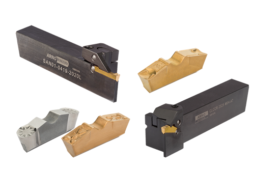 SHORT-Cut® - Outils pour l'usinage de gorges radiales grande rigidité SHORT-Cut® - Outils pour l'usinage de gorges radiales grande rigidité - Gamme outils à gorges ARNO®